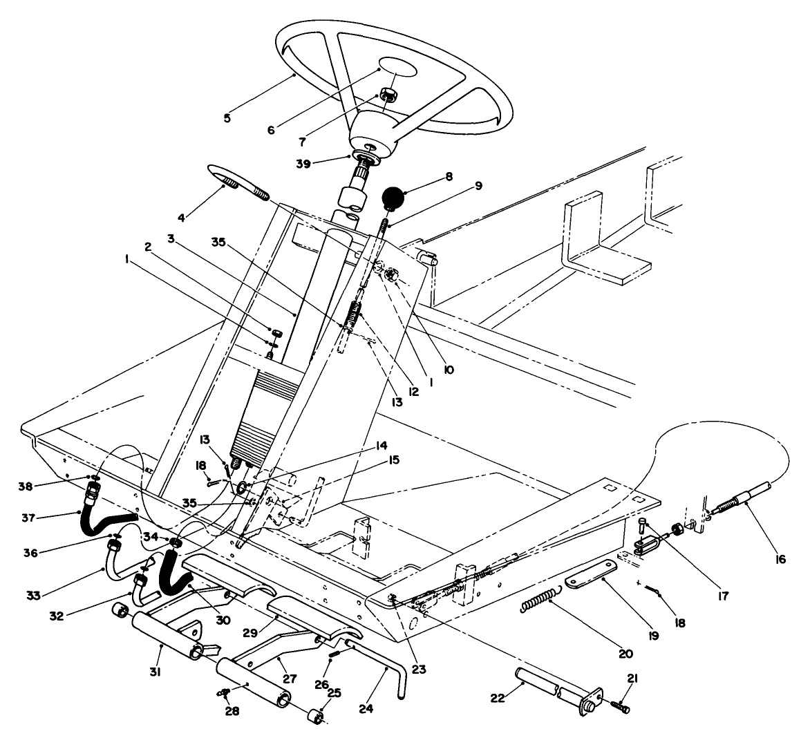 Power Steering & Brake Pedal Assembly