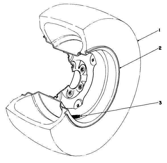 Tire & Wheel Assembly 23 X 10.50 X 12 (optional) No. 62-7020