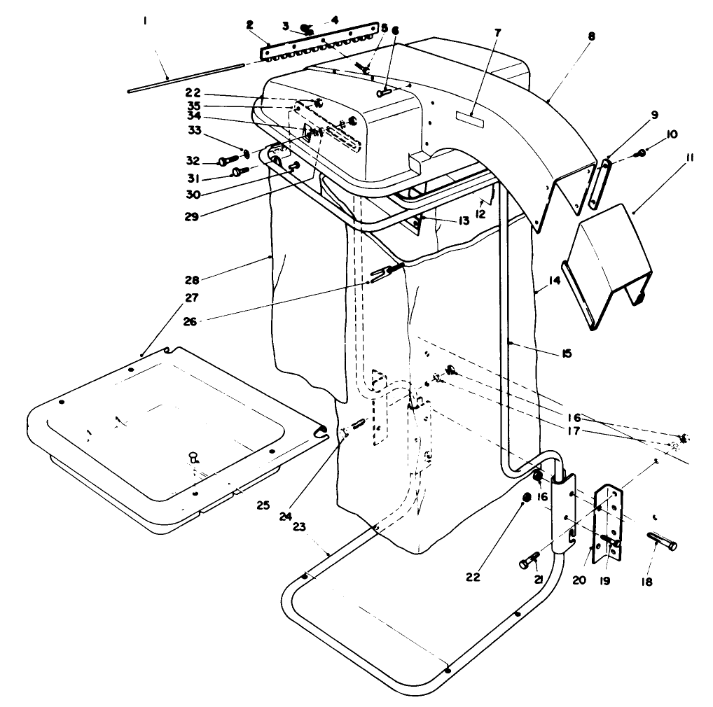 Grass Collector Model 30561 (optional)(continued)