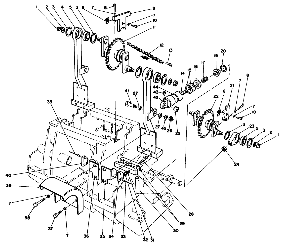 Tine Arm & Crank Assembly
