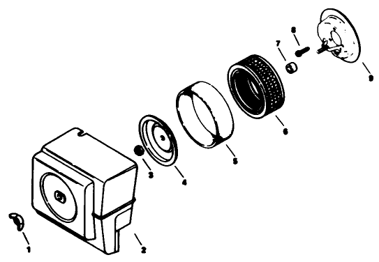 Air Intake-Engine Model No. M16s Spec No. 711512 (continued)