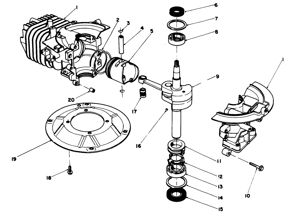 Engine Assembly Model No. 47ph7