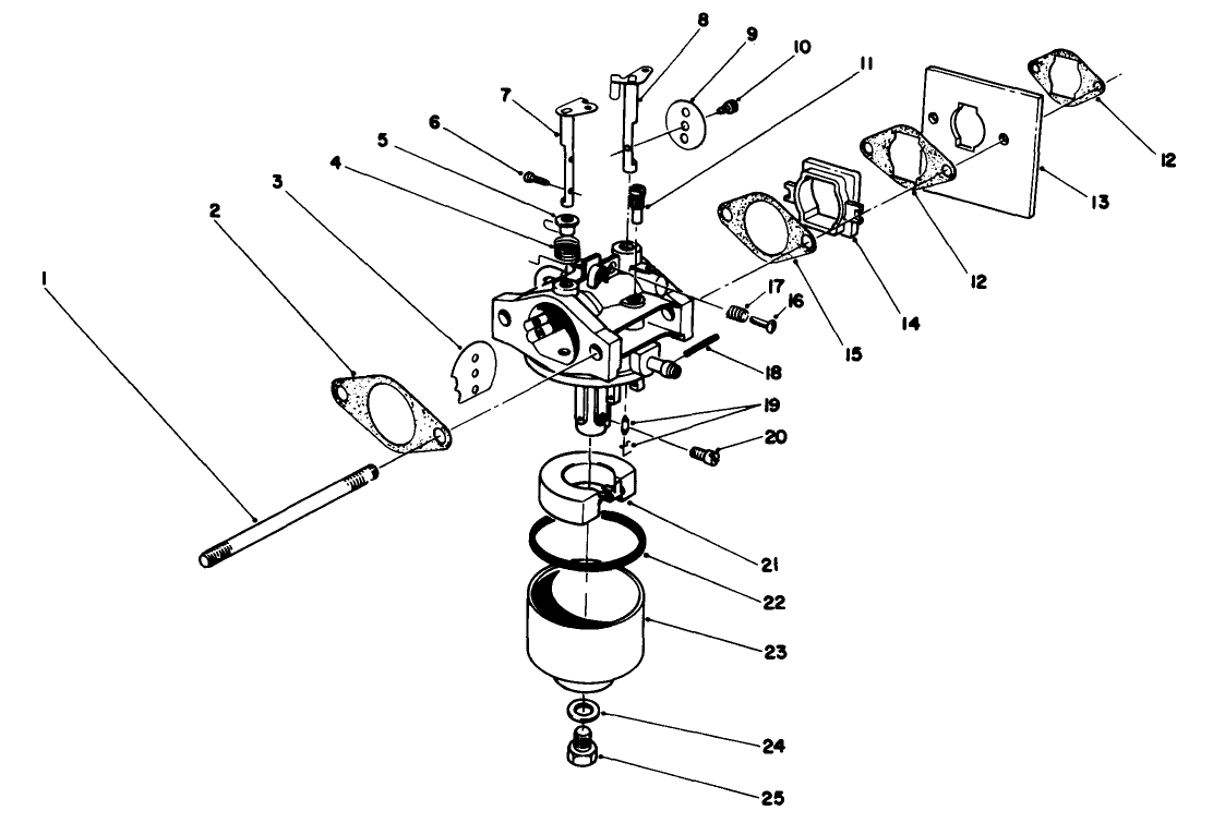 Engine Assembly Model No. 47ph7 (continued)