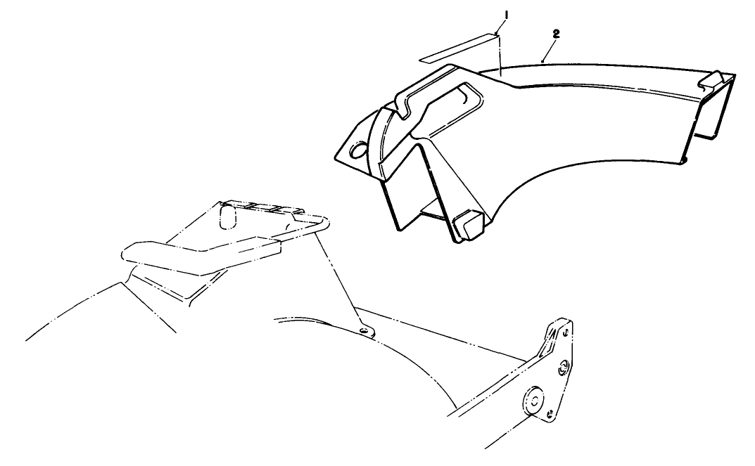 Side Discharge Chute Model No. 59110 (optional)