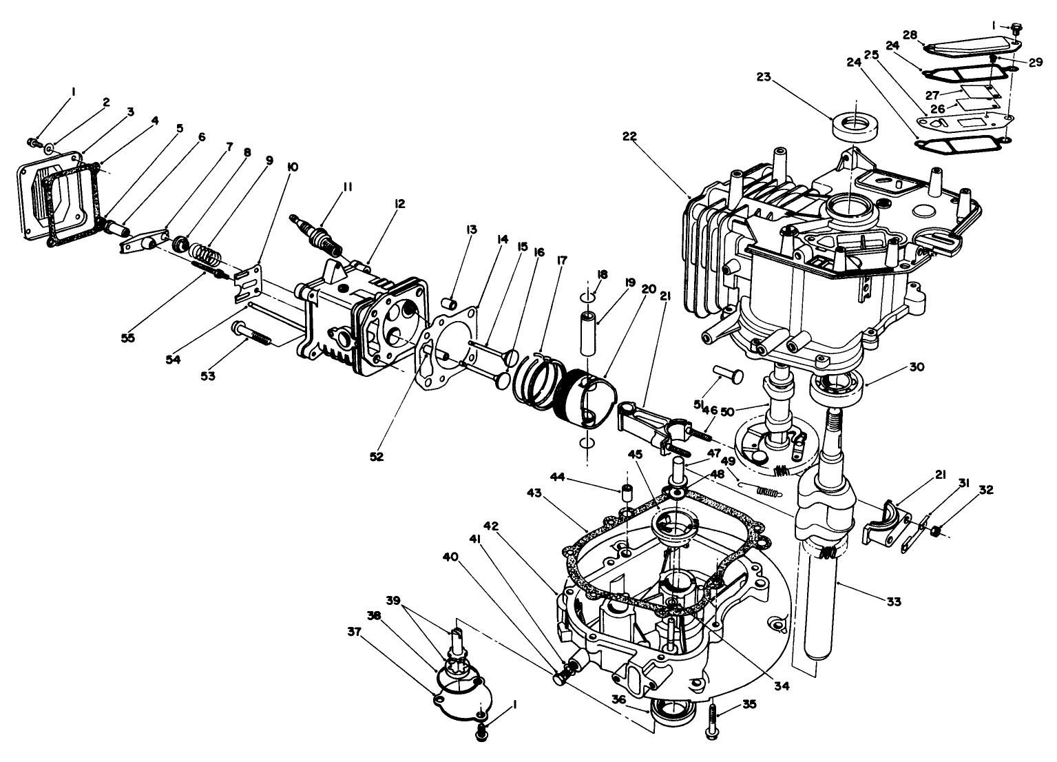 Engine Assembly Model No. Vmh-7 (continued)