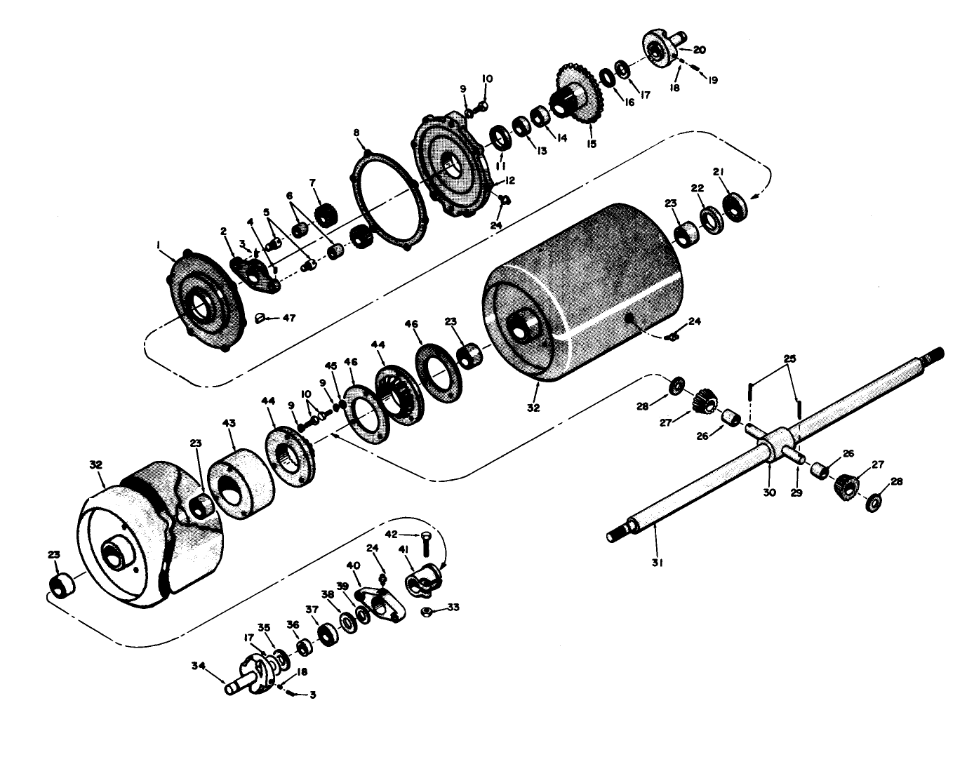 Drum And Axle Assembly