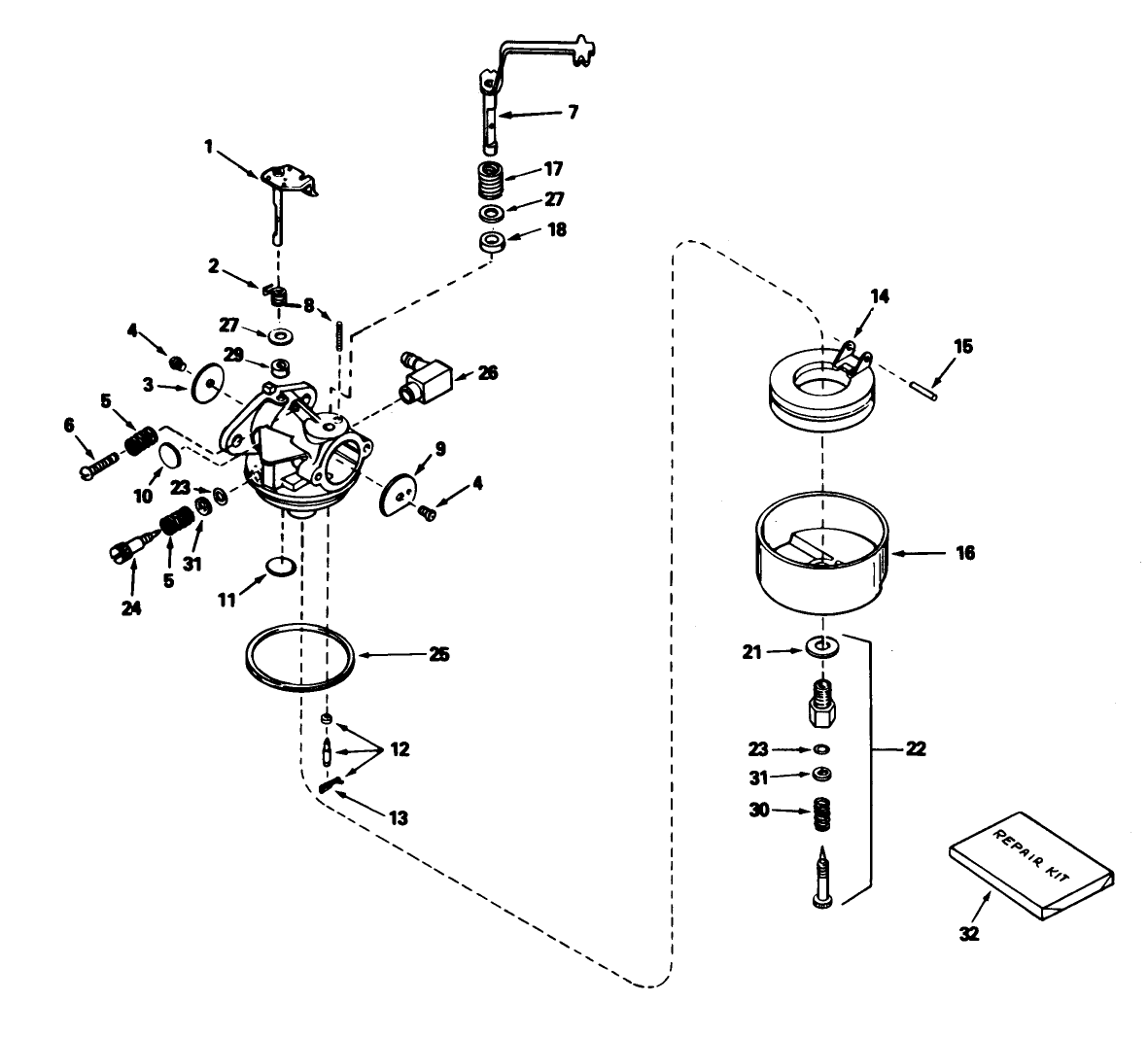 Carburetor No. 631921