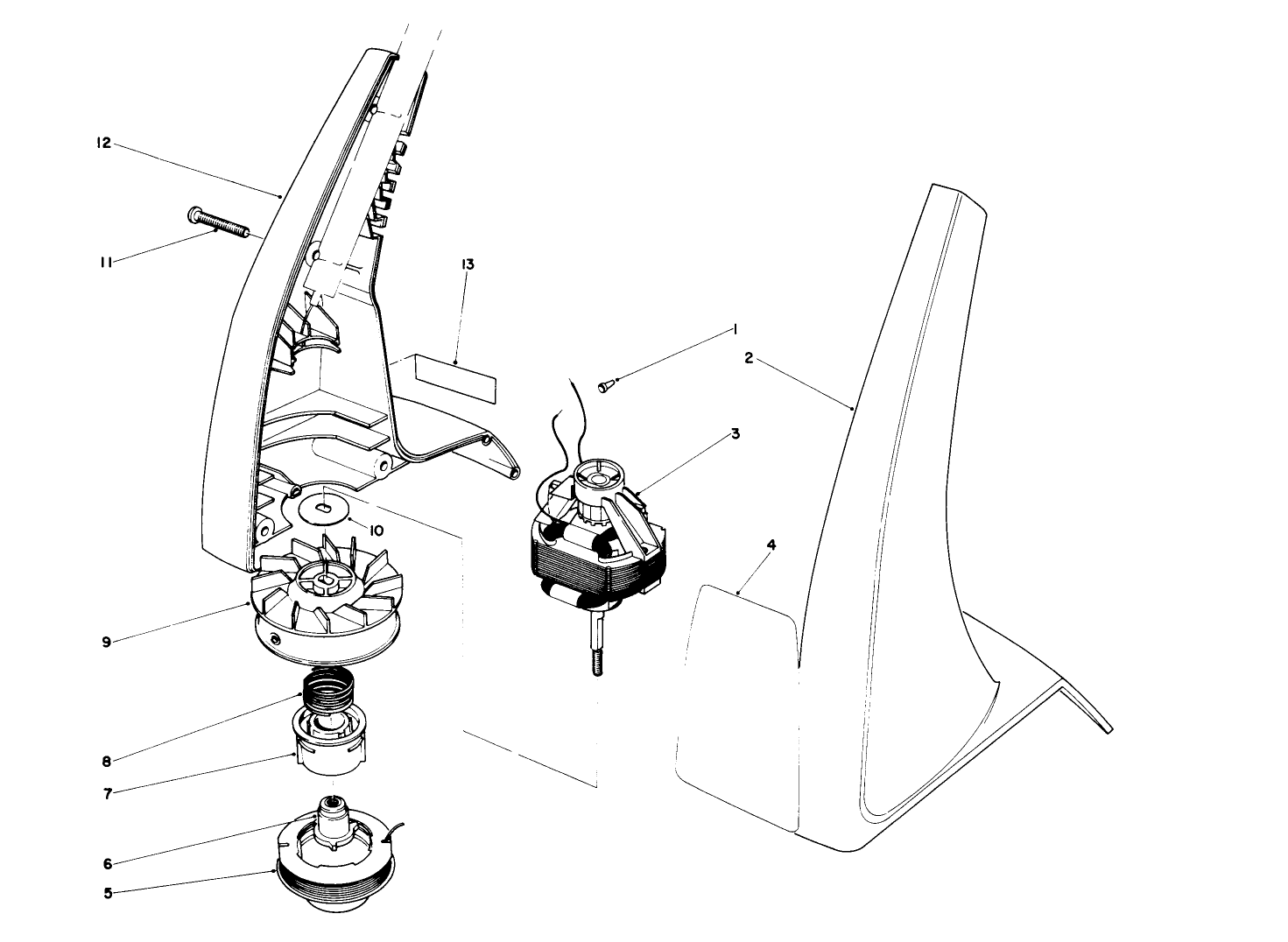 Motor And Housing Assembly