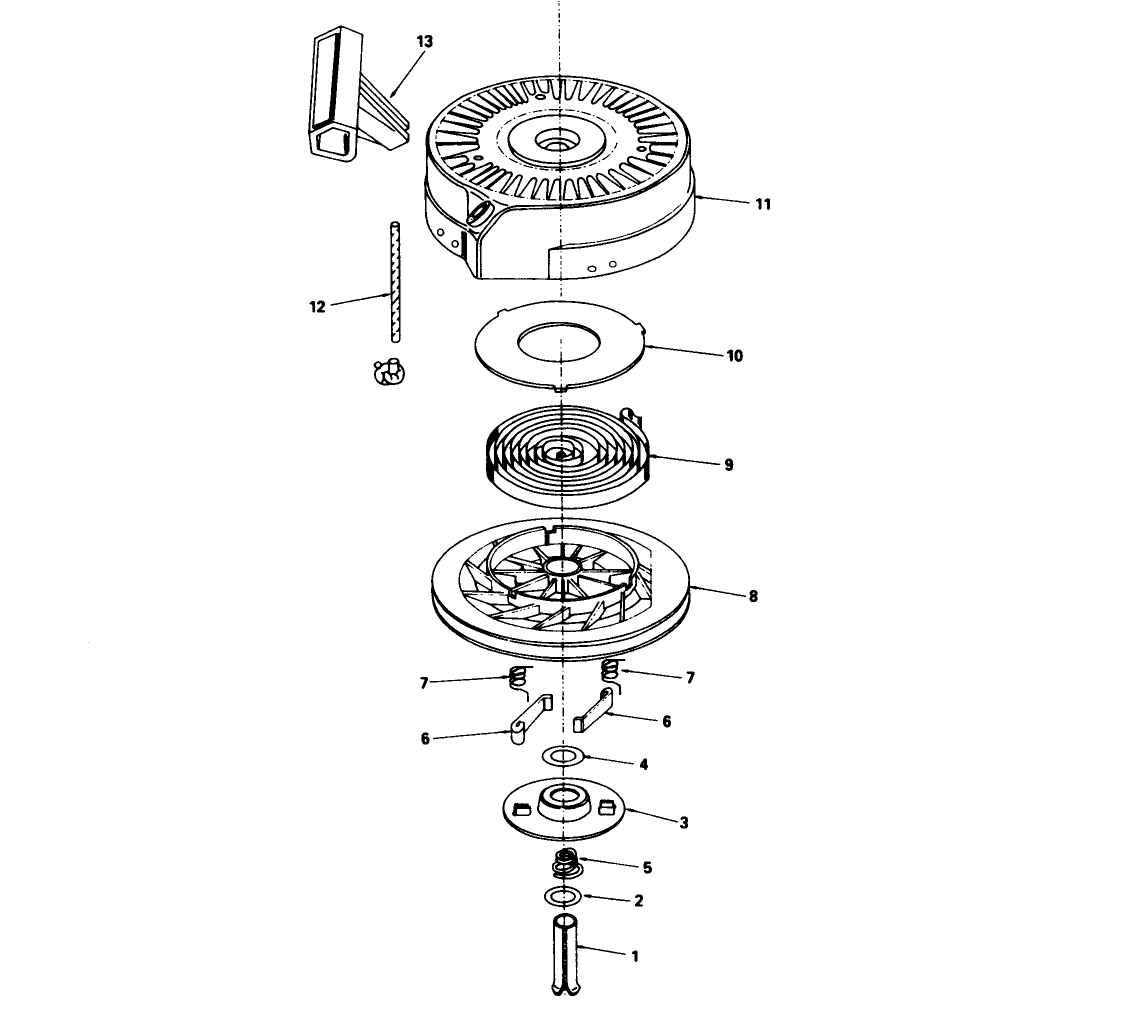 Rewind Starter No. 590621