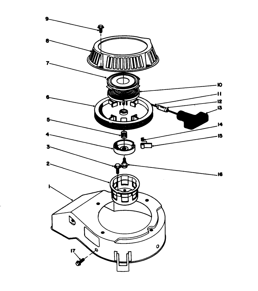 Recoil Assembly (model No. 47ph7)