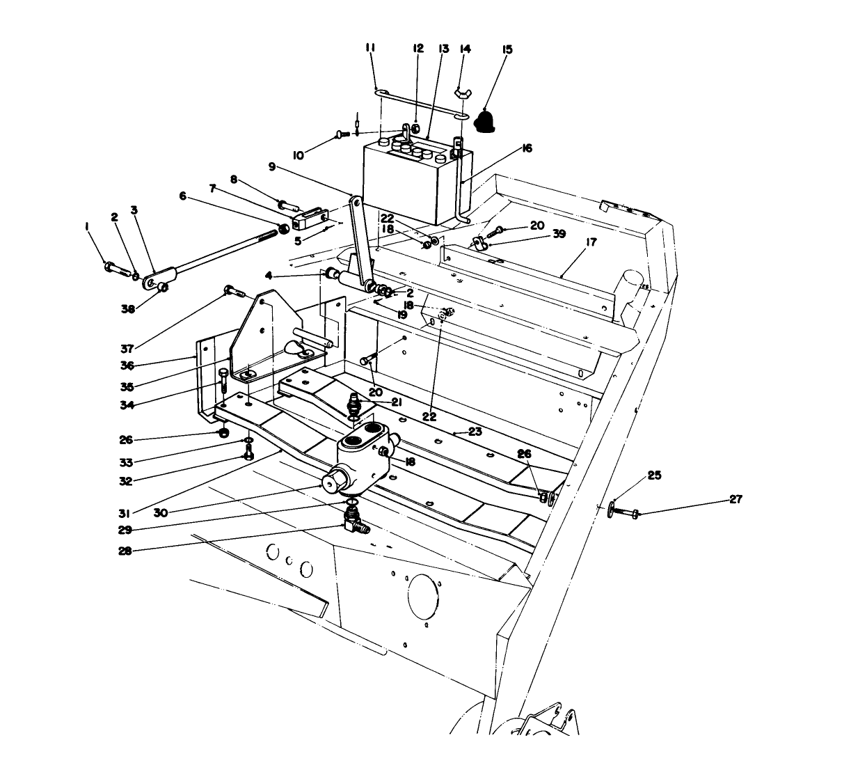 Motor Mounts And Battery Assembly
