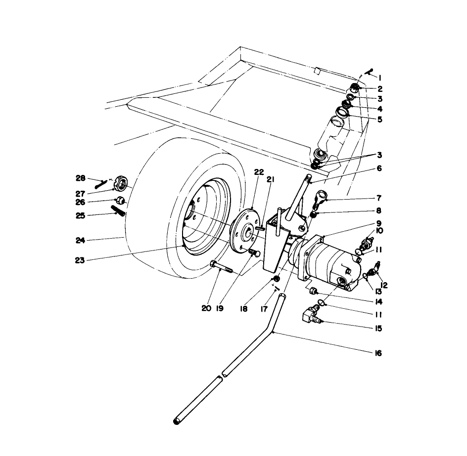 Rear Wheel And Motor Assembly
