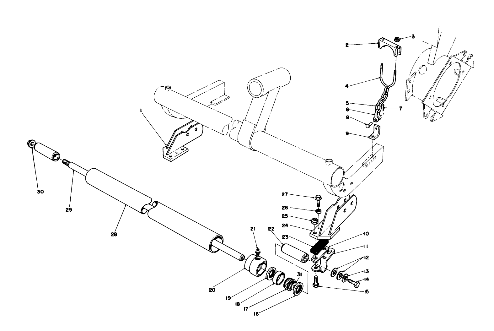 Front Roller Kit Model No. 03588 (optional)