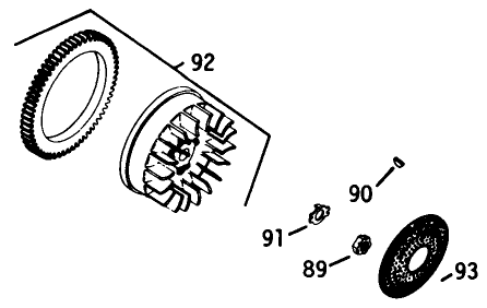 Engine Model No. K582qs Type No. Ps-36315 (continued) Flywheel-Group 13