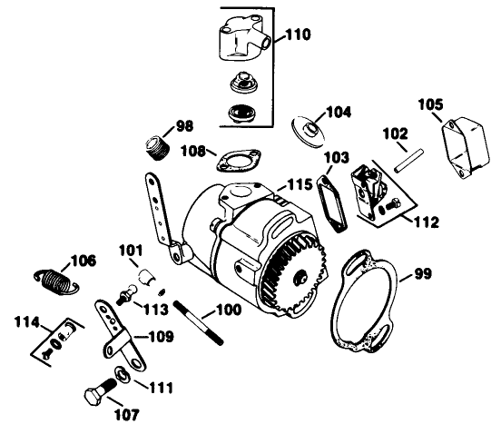 Engine Model No. K582qs Type No. Ps-36315 (continued) Governor-Group 17