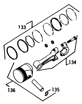 Engine Model No. K582qs Type No. Ps-36315 (continued) Piston & Rod-Group22