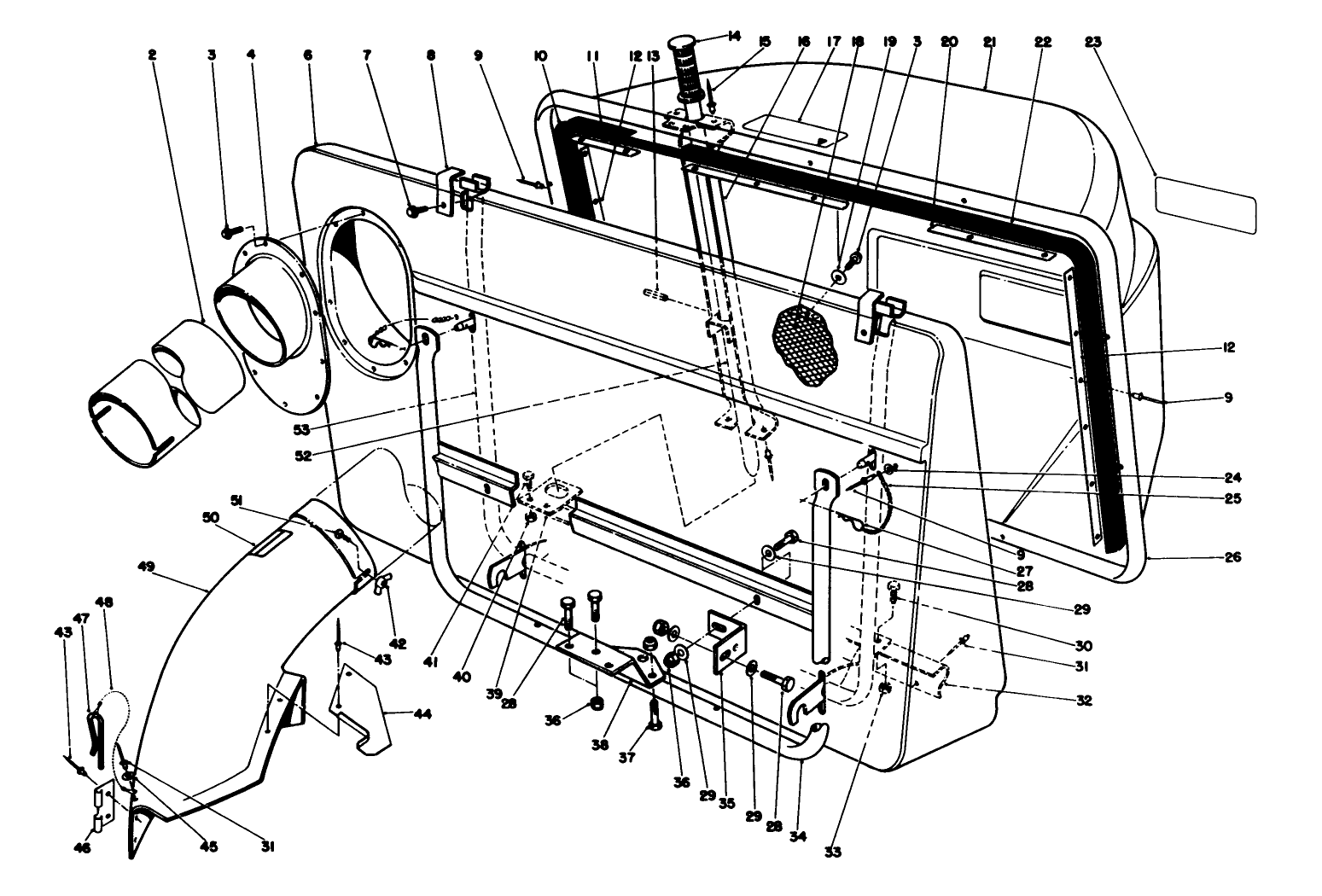 Easy-Empty Grass Catcher Model 59111 (optional)