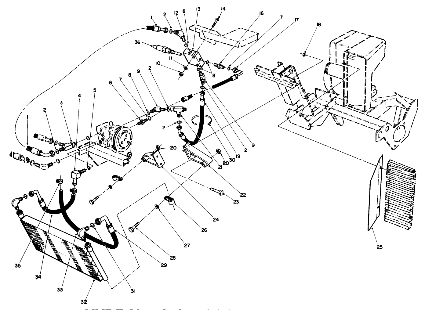 Hydraulic Oil Cooler Assembly