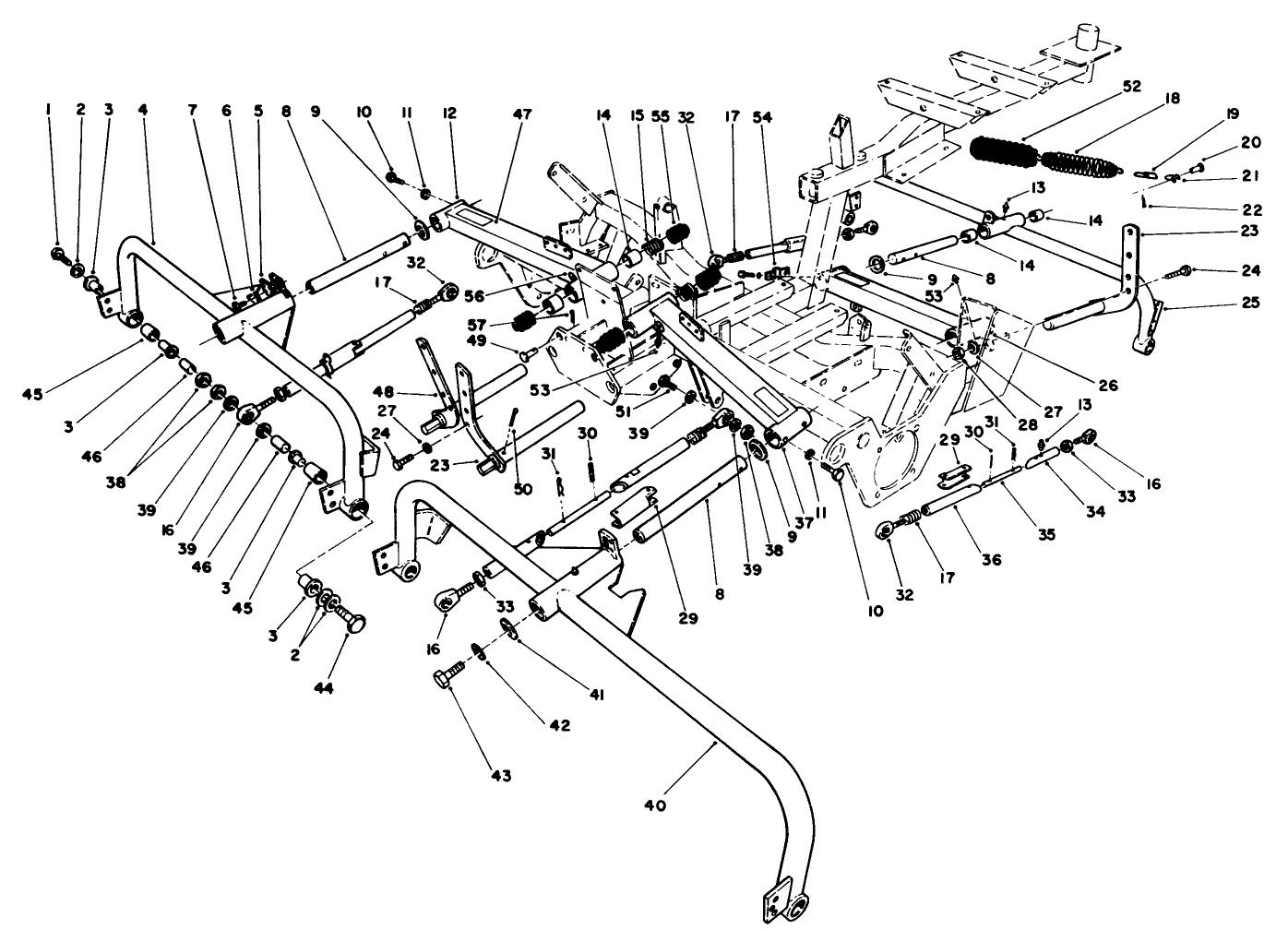 Cutting Unit Carrier Frame Assembly
