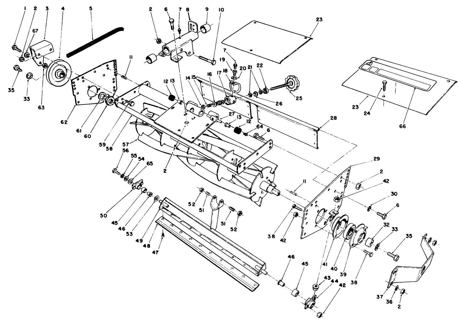 5 Blade Cutting Unit Reel Assembly (continued)