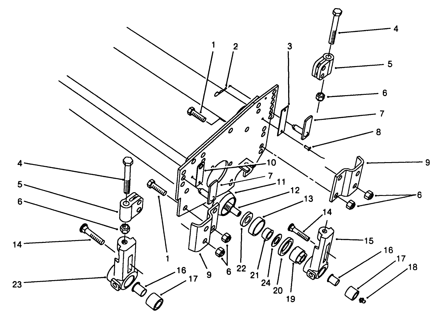8 & 11 Blade Cutting Unit Roller Assembly