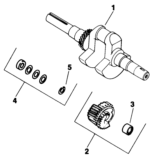 Crankshaft-Engine Kohler Model No. M16 Spec. No. 711526 (cont.)