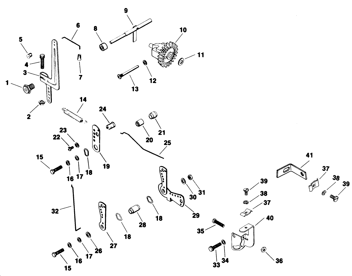 Governor-Engine Kohler Model No. M16 Spec. No. 711526 (cont.)