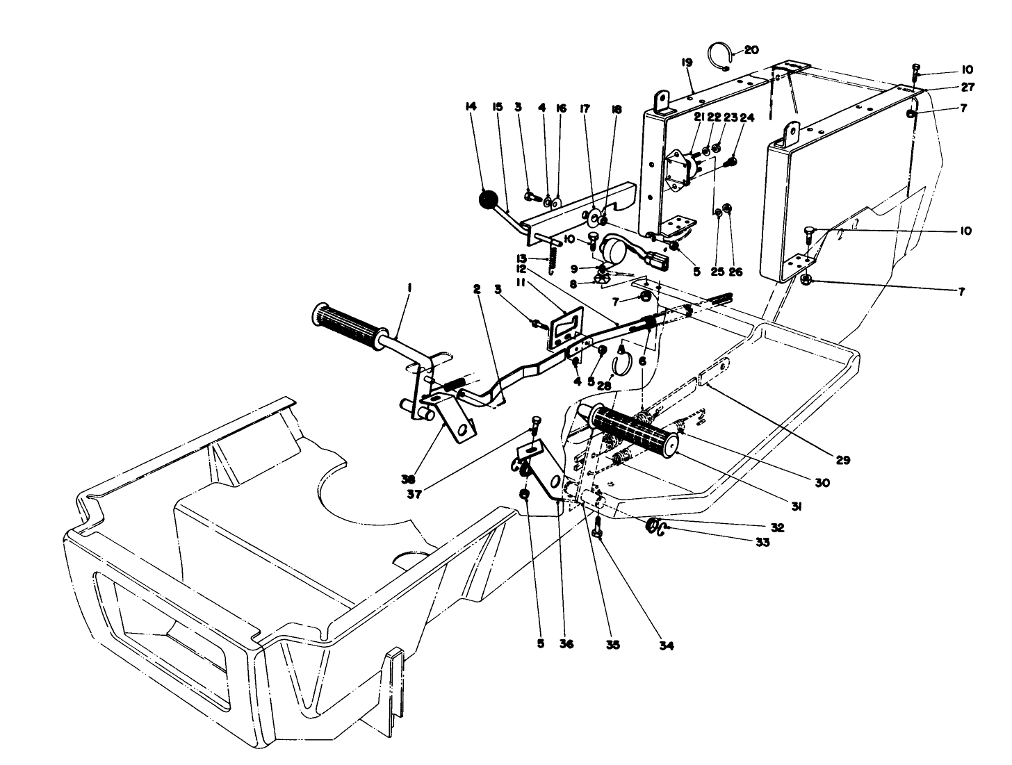 Brake & Clutch Pedal Assembly