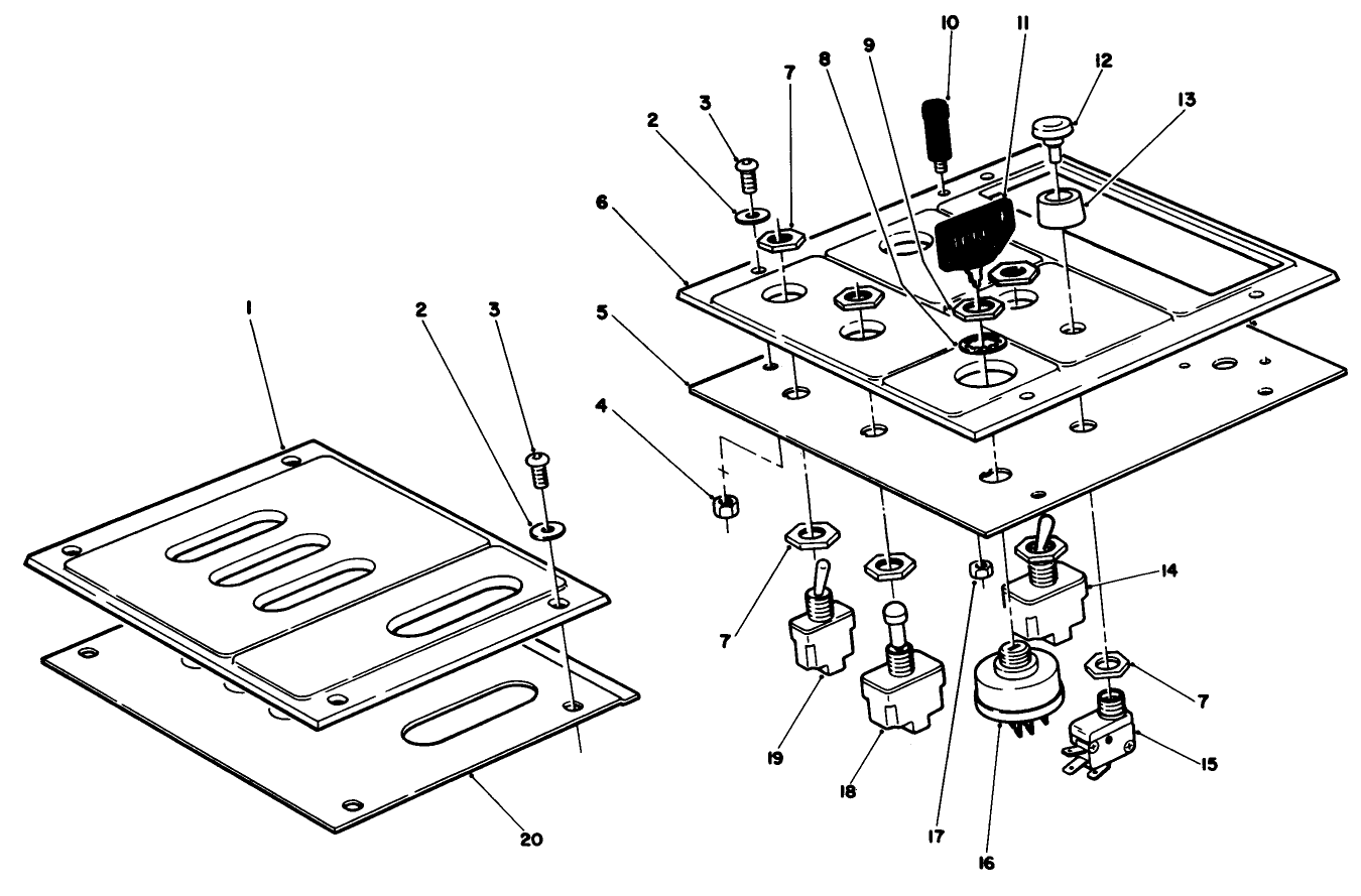 Lower Control Panel Assembly