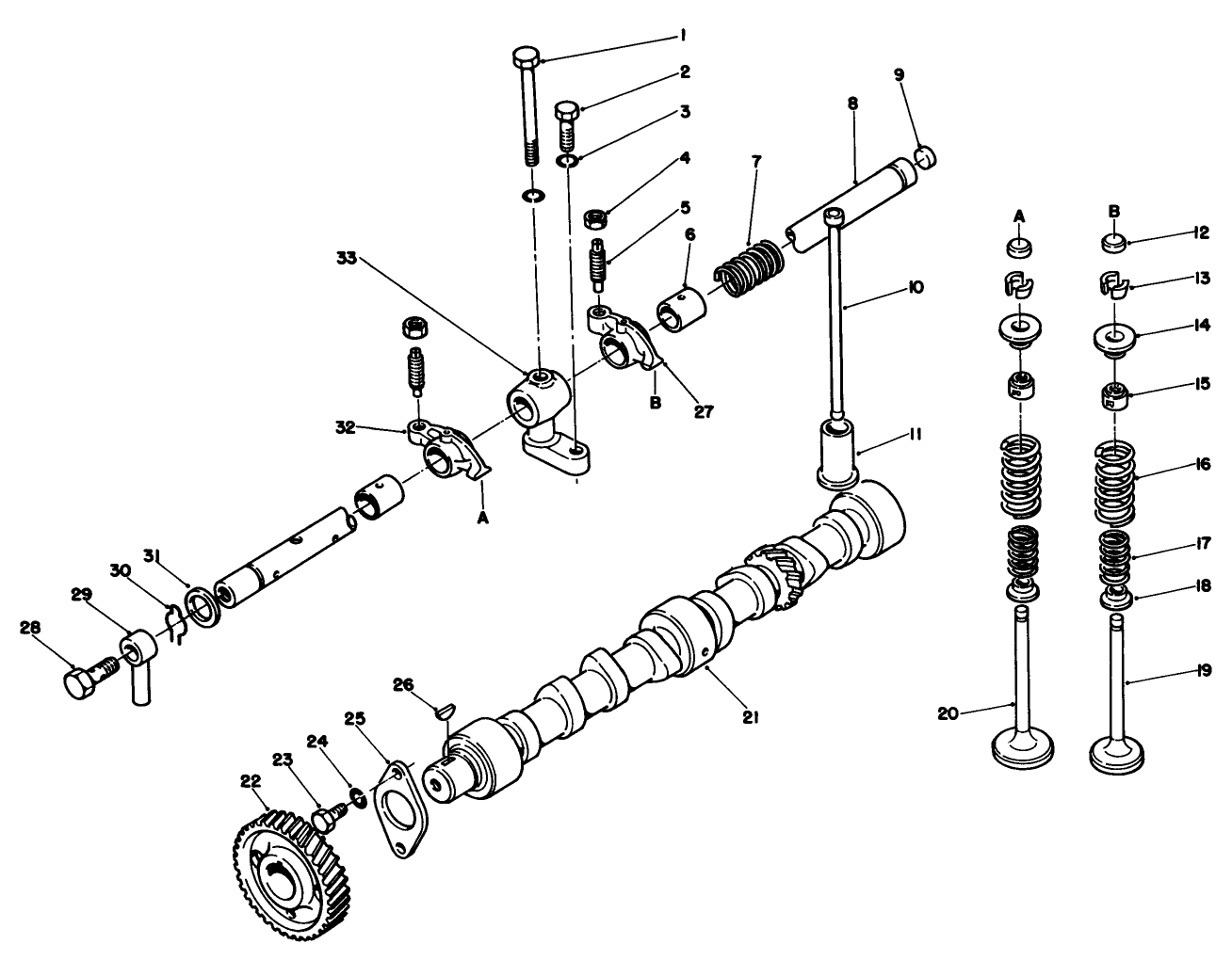 Valve & Camshaft Assembly