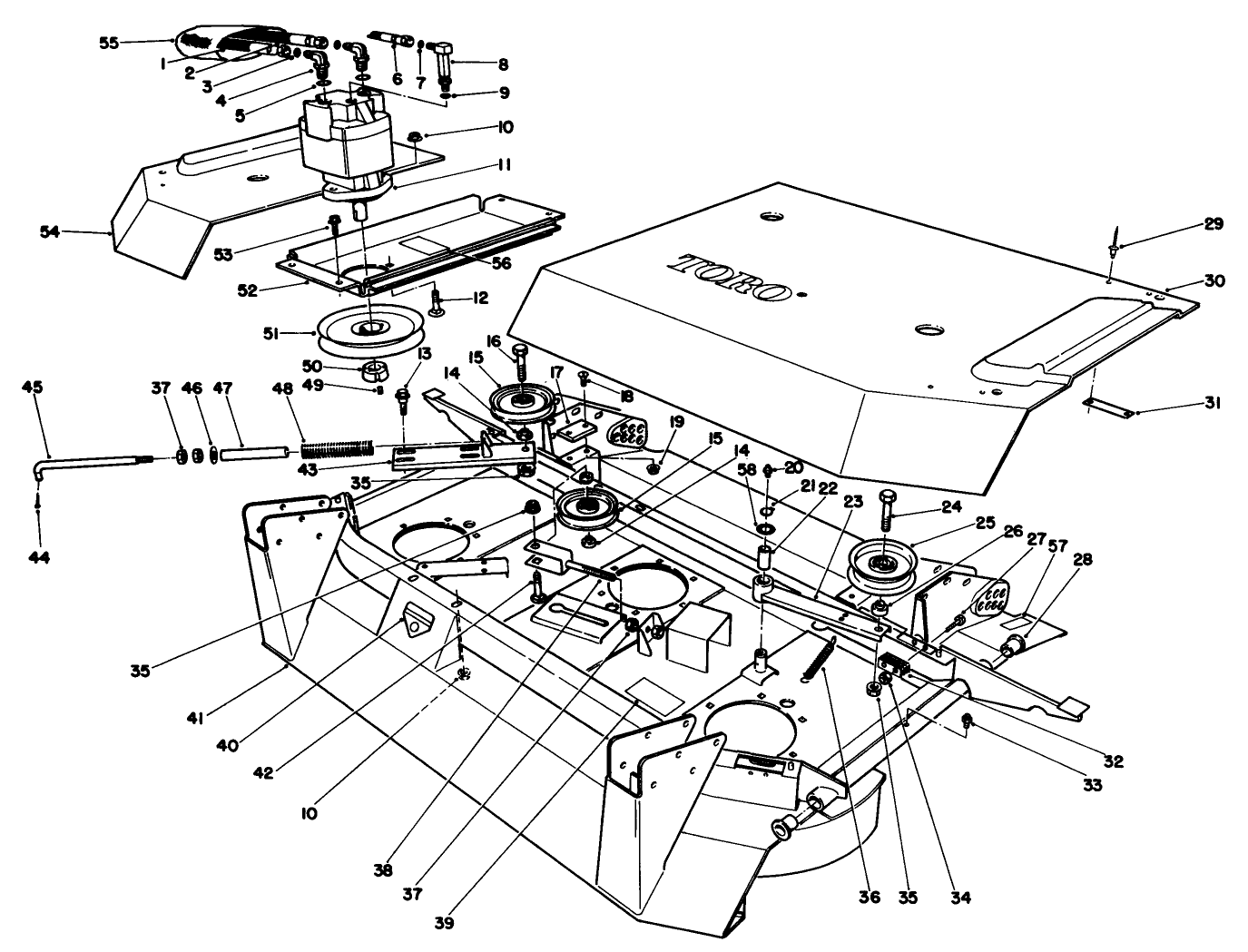 Center Deck Model No. 30592