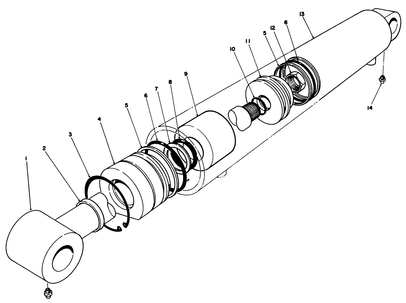 Hydraulic Cylinder Assembly No. 69-2190