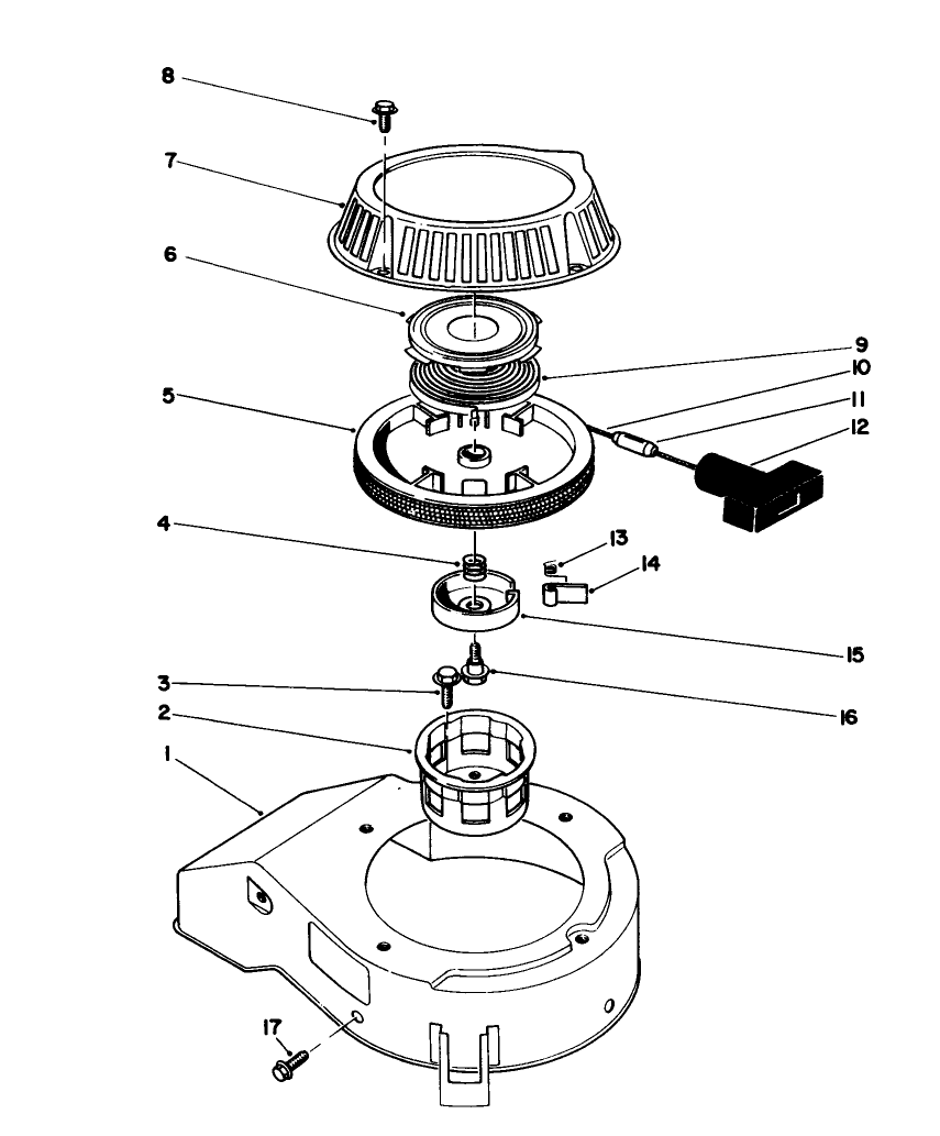 Recoil Assembly (model No. 47ph7)