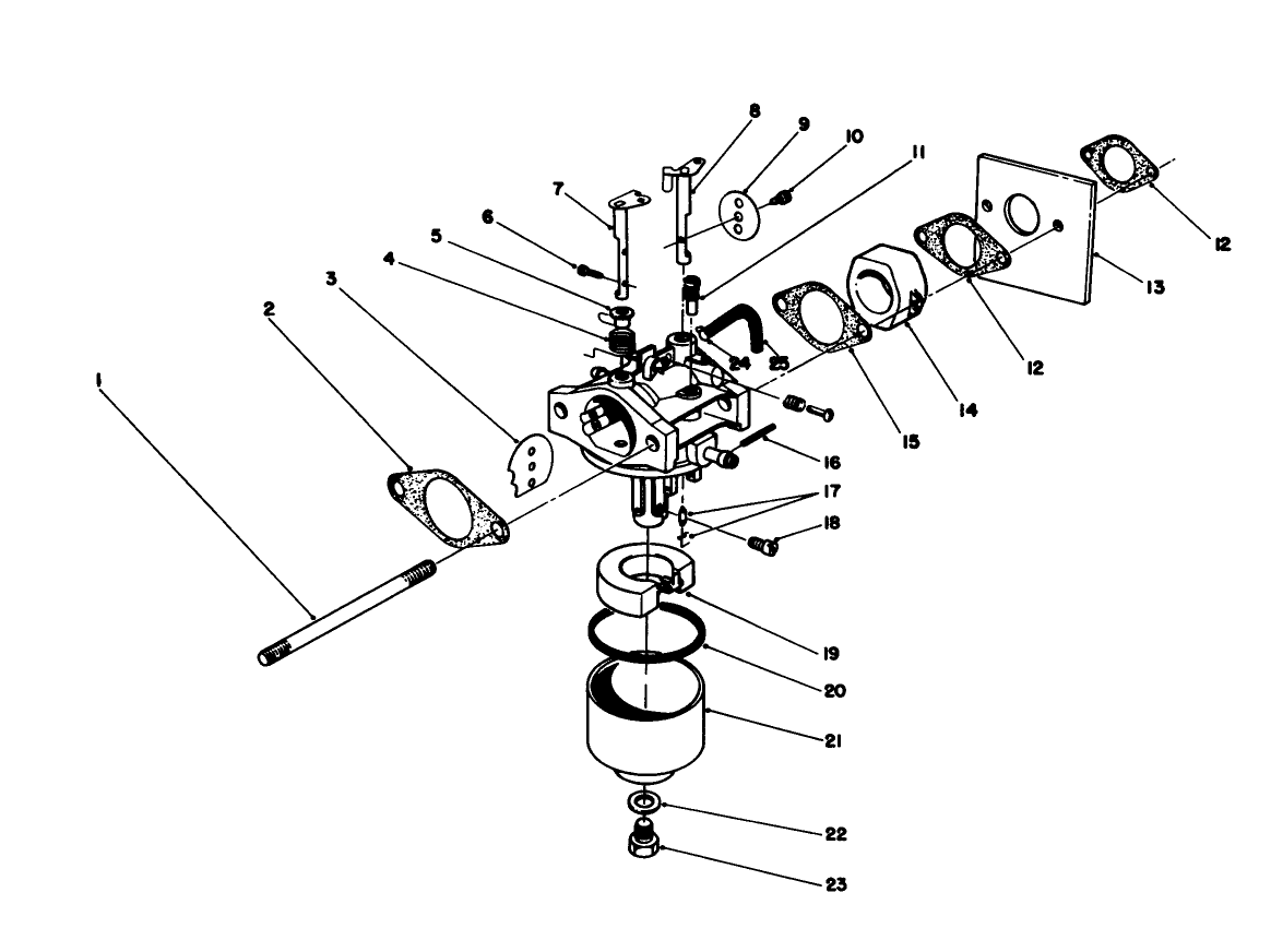 Carburetor Assembly (model No. 47ph7)