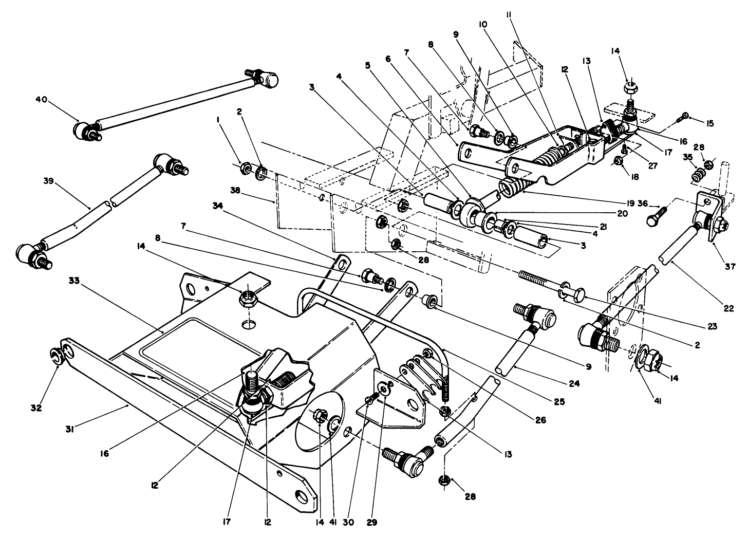Suspension & Rear Counterbalance Assembly