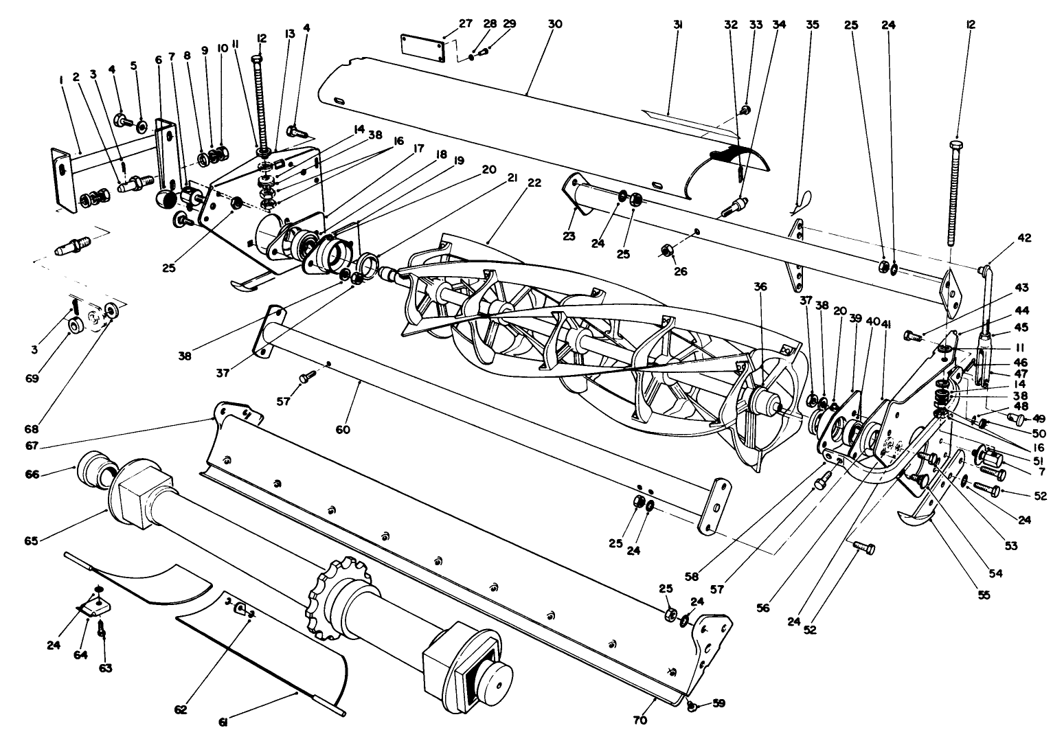 Front Cutting Unit Assembly, #2 L.h. Shown