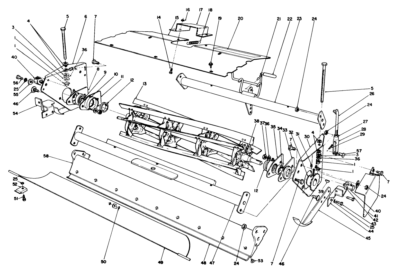 Rear Cutting Unit Assembly
