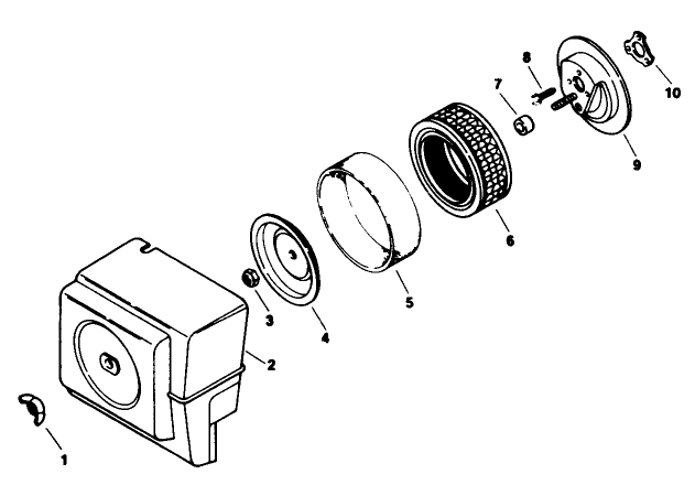 Air Intake-Engine Model No. M8t Type 301590