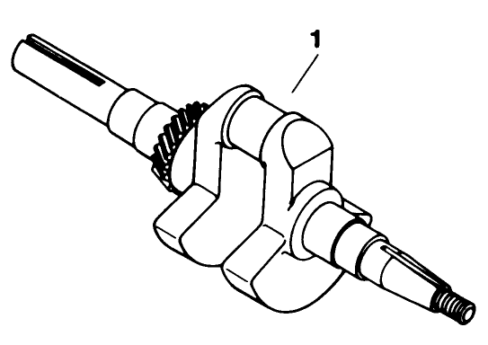 Crankshaft-Engine Model No. M8t Type 301590