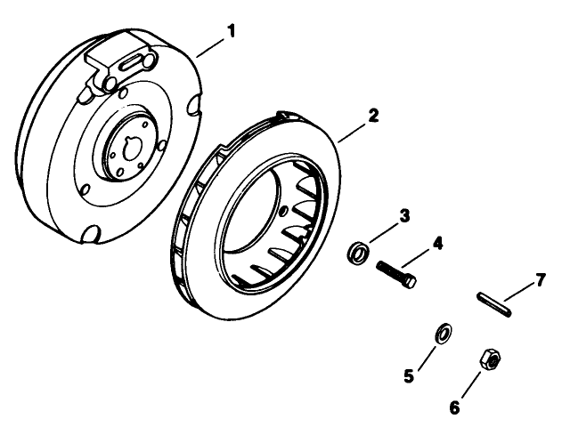 Flywheel-Engine Model No. M8t Type 301590