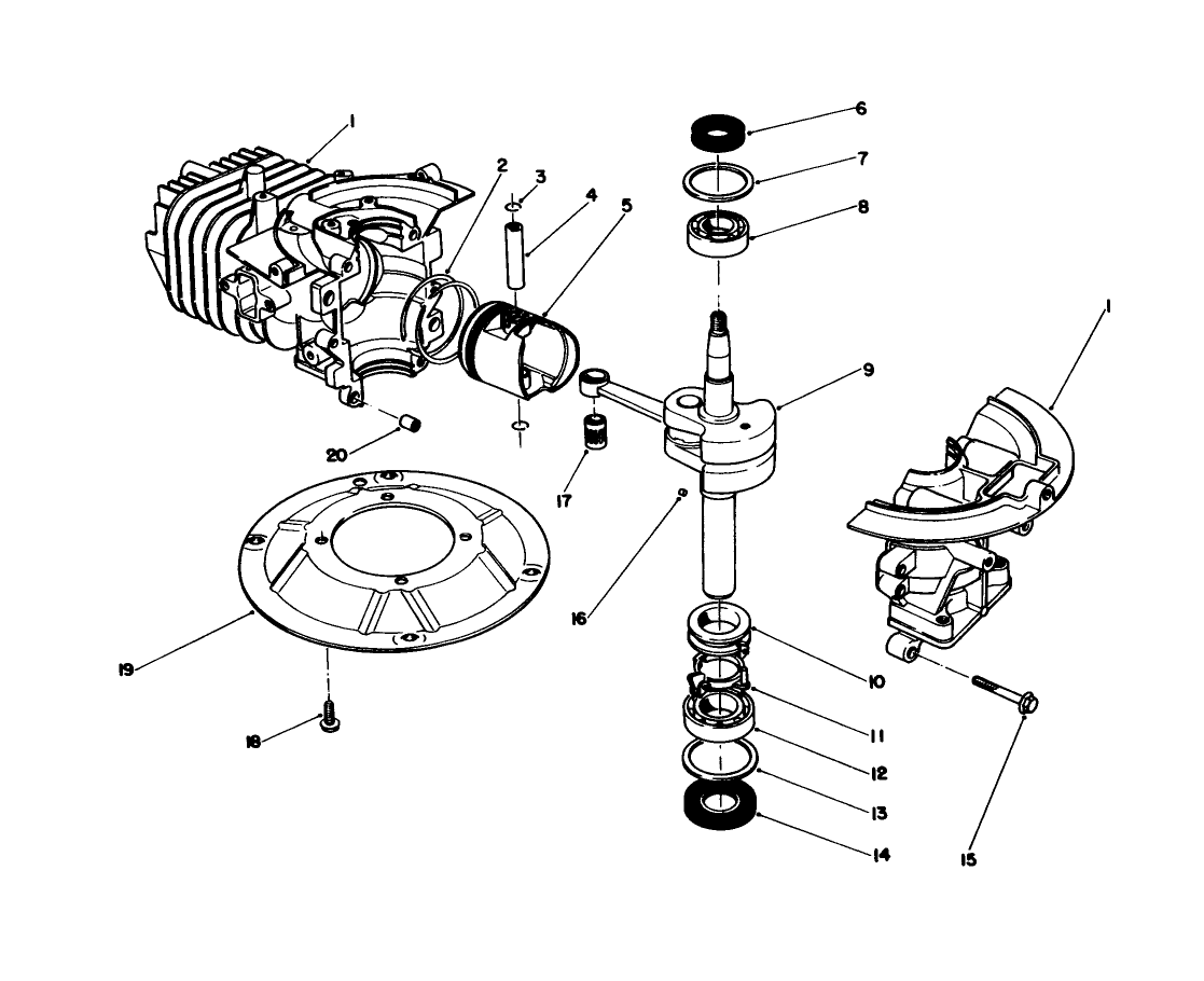 Crankshaft Assembly (engine No. 47ph7)