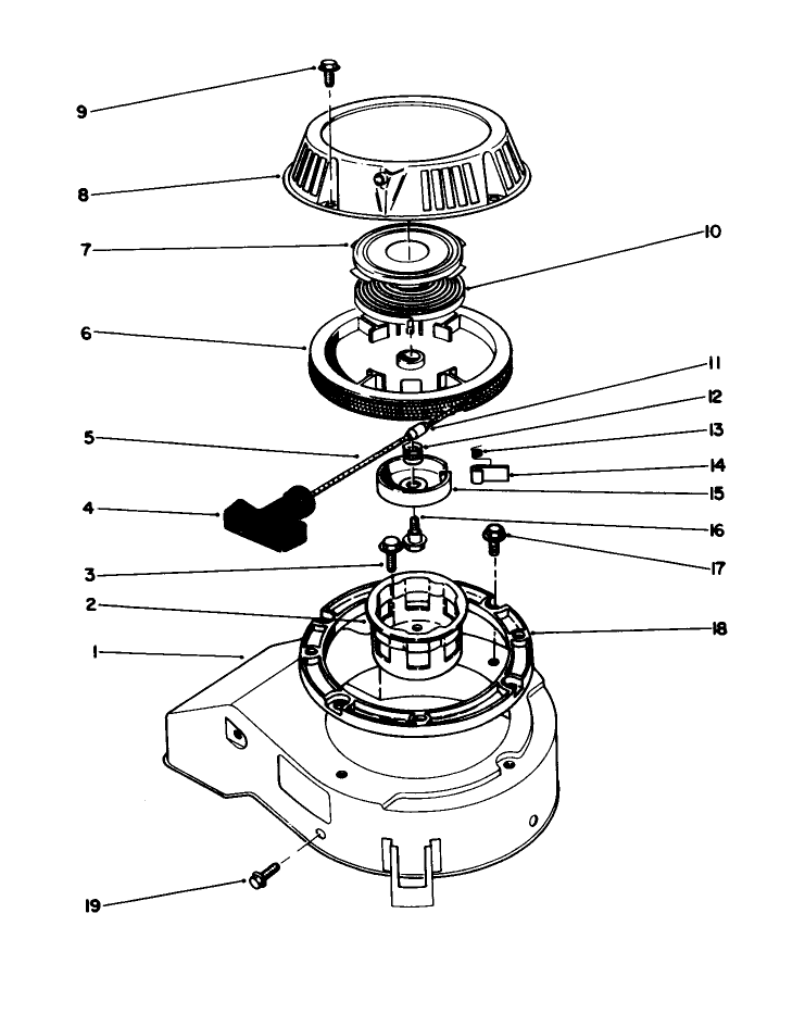 Recoil Assembly (engine No. 47ph7)