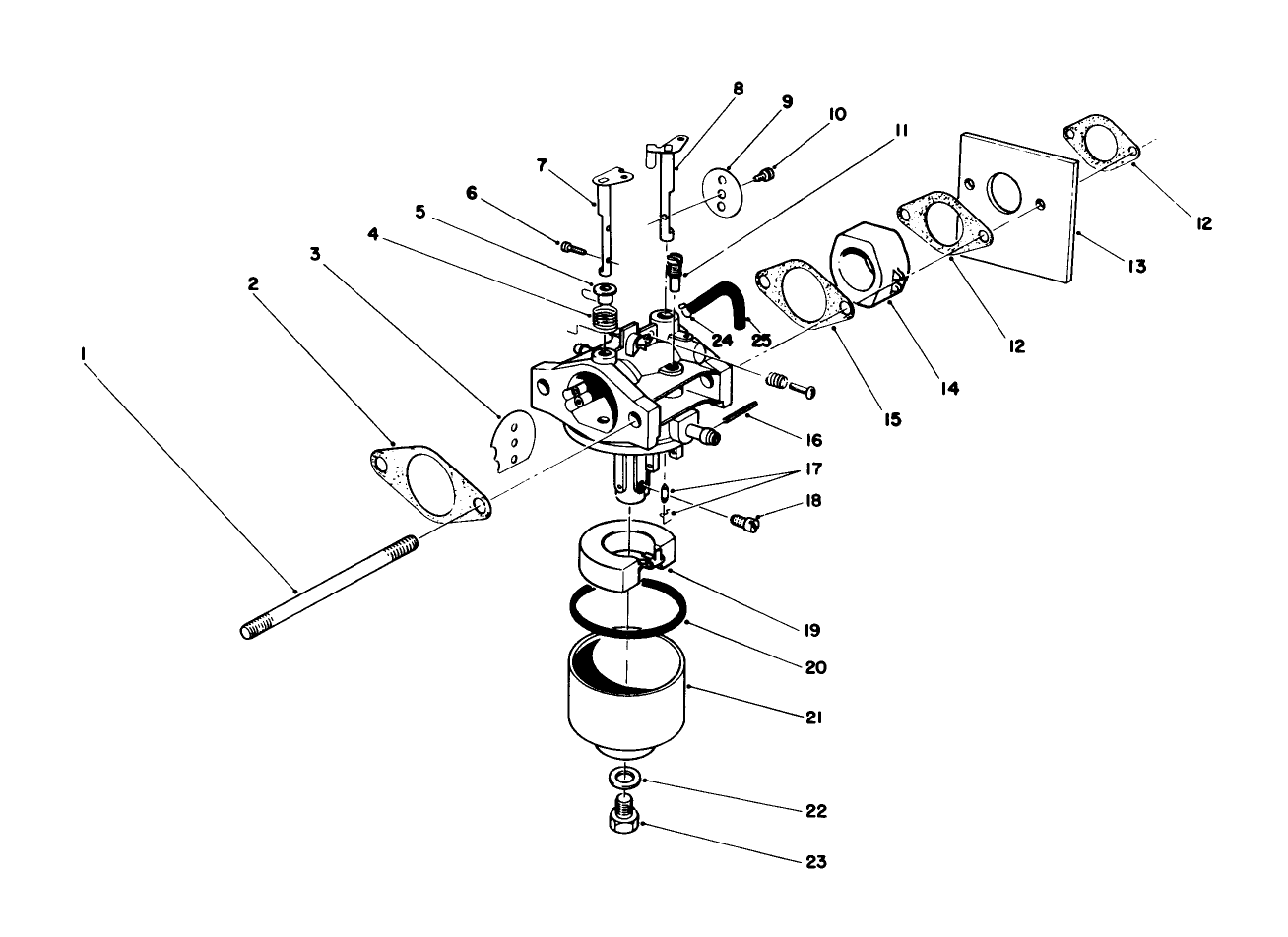 Carburetor Assembly (model No. 47ph7)