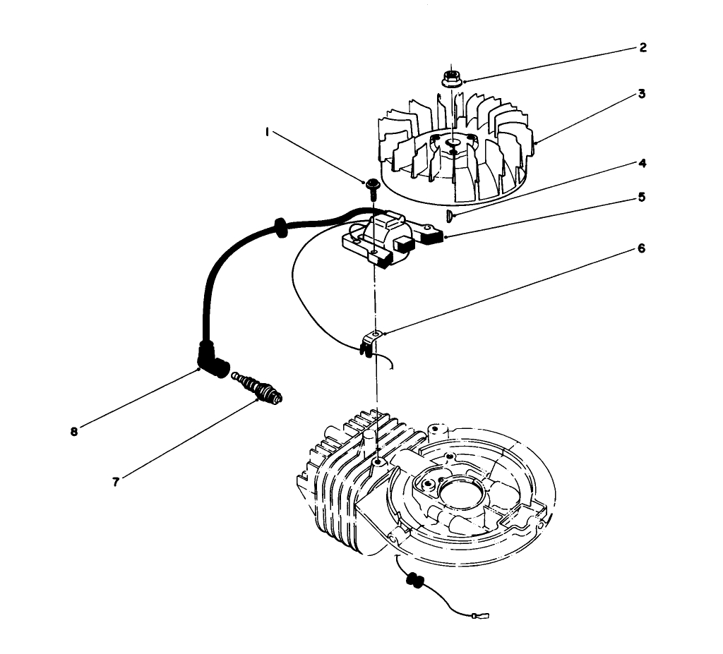 Ignition Assembly (engine Model No. 47ph7)