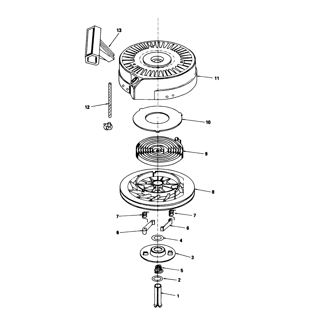 Rewind Starter No. 590621