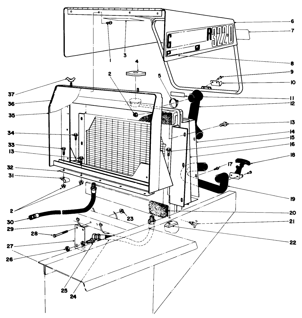 Radiator & Hood Assembly