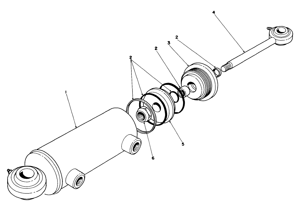 Hydraulic Steering Cylinder Assembly No. 63-9240