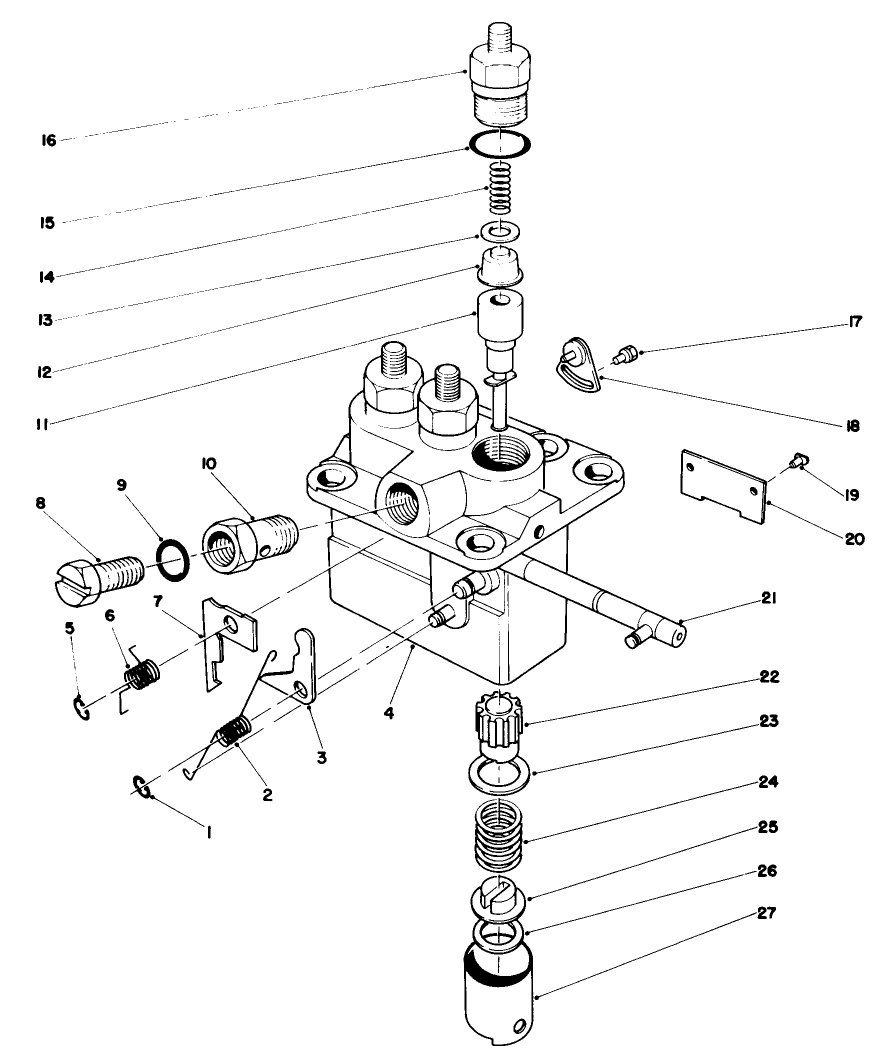 Fuel Injection Pump Assembly No. 42-8000