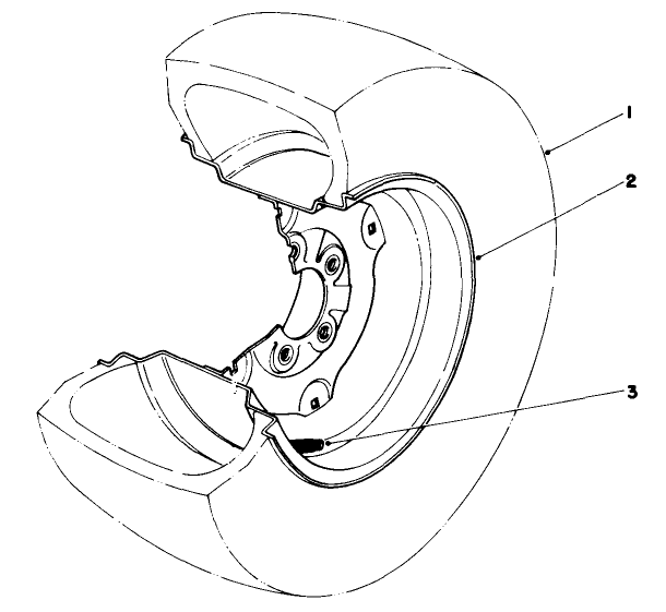 Tire & Wheel Assembly 23 X 10.50 X 12 (optional) No. 62-7020
