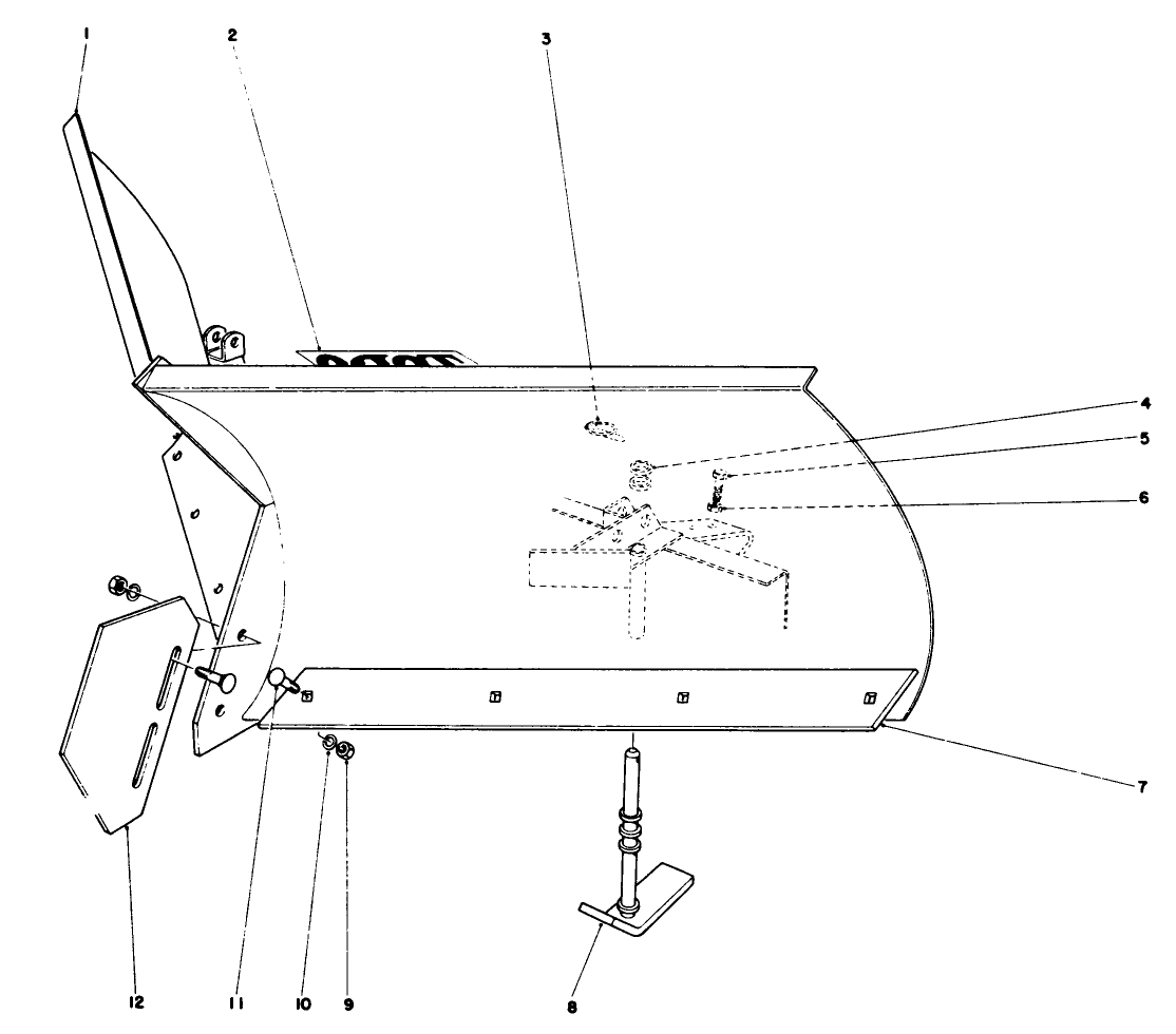 V-Plow Model No. 30750 (optional)
